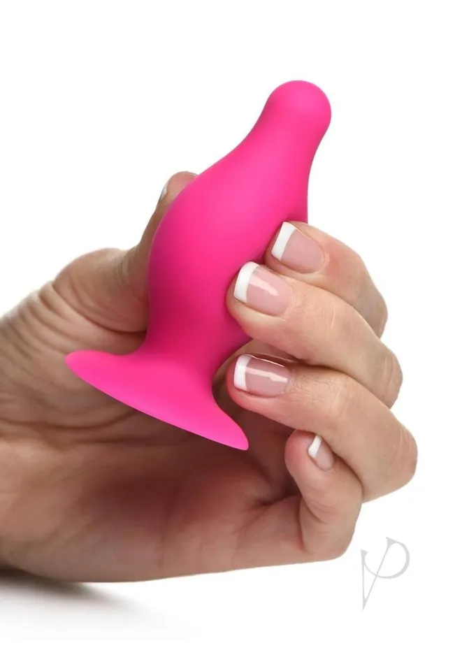 Anal SQUEEZEIT Squeeze It Tapered Anal Plug Sm Pink