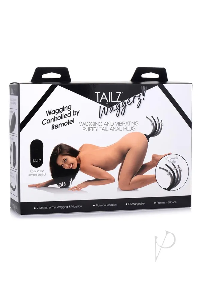 Anal Tailz Waggerz Puppy Tail Black TAILZ