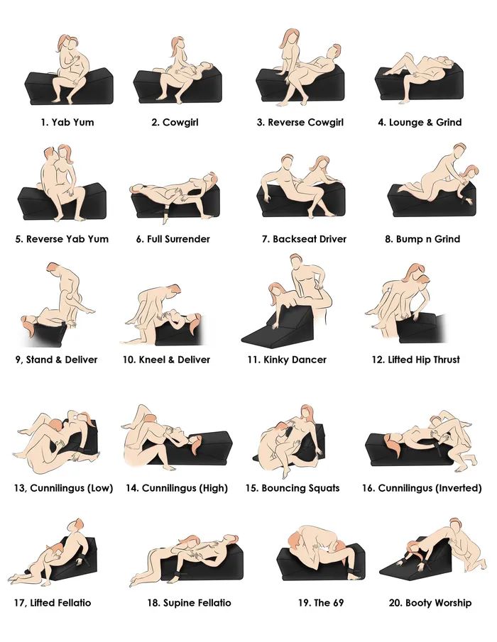 Anal XR Brands Body Wedge Pillow Set