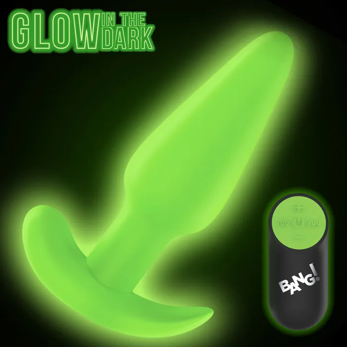 Anal XR Brands Glowinthedark Silicone Butt Plug