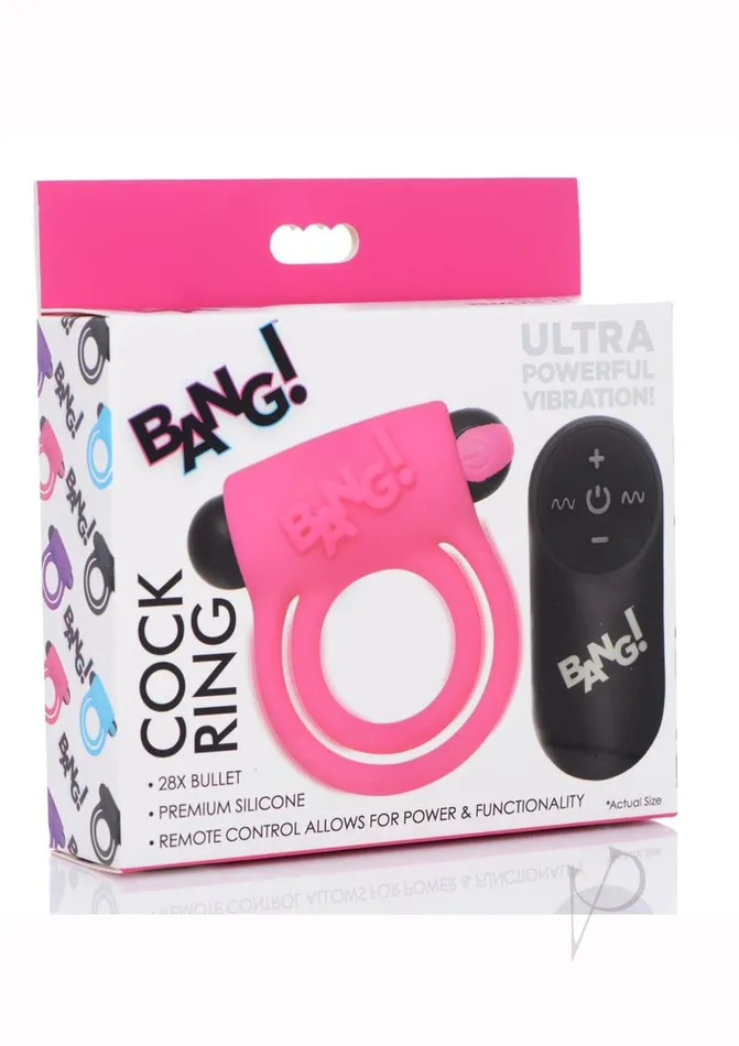 Bang Cring and Bullet Wremote Pink BANG Vibrators