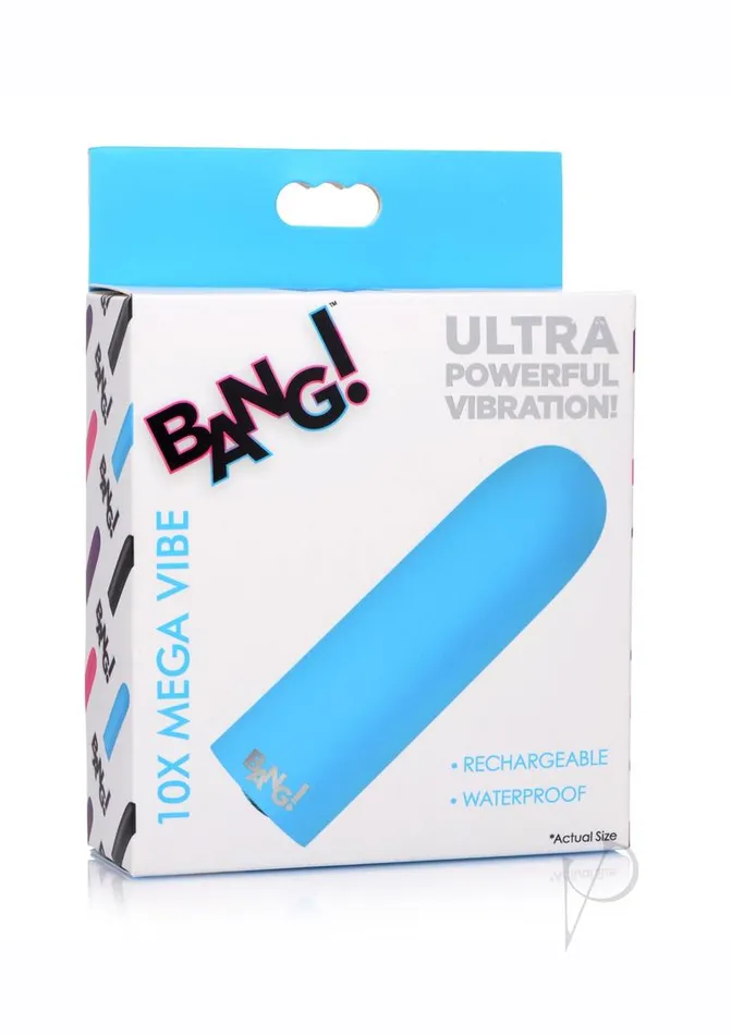 BANG Vibrators Bang 10x Recharge Vibe Bullet Blue