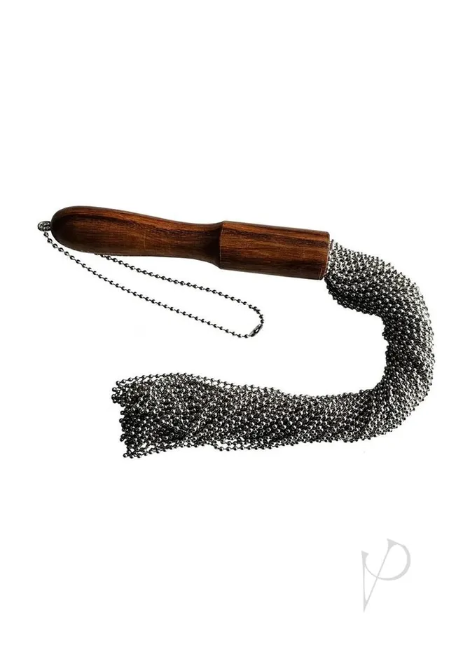 Beaded Metal Flogger Rouge Anal
