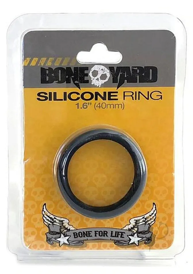 Boneyard Silicone Ring 40mm Black Boneyard Anal
