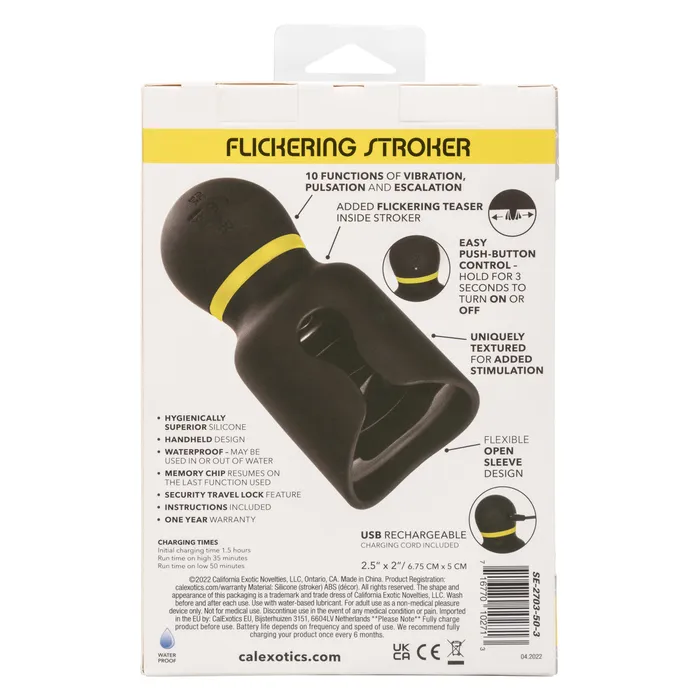 CALIFORNIA EXOTIC NOVELTIES LLC Male Sex Toys Boundless Flickering Stroker