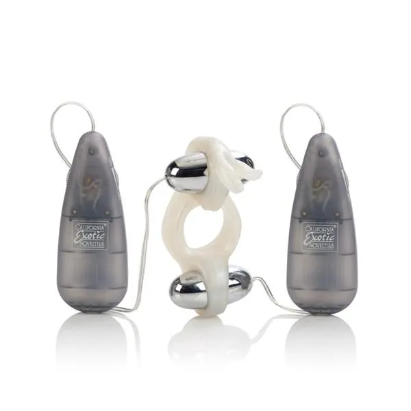California Exotics Couples Rockin Rabbit Vibrating Cock Ring