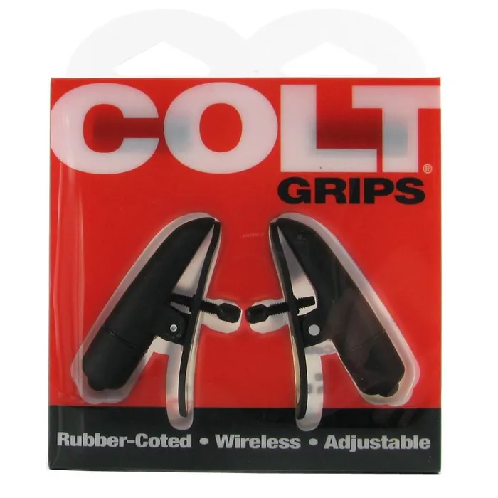 California Exotics Female Sex Toys Colt Grips Vibrating Nipple Clamps