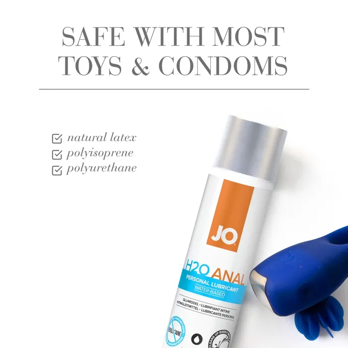 Castle Megastore Male Sex Toys JO H2O Anal Original Lube 8 oz