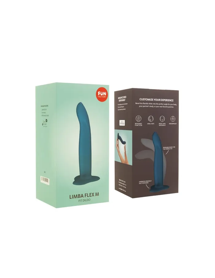 Castle Megastore Vibrators Fun Factory Limba Flex M Deep Sea Blue