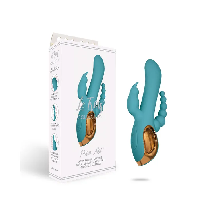 Castle Megastore Vibrators Le Trois Pour Moi Plus Teal