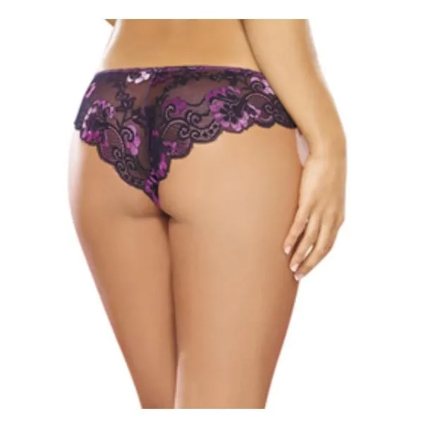 Cheeky Panty Medium Iris Black DRMG Anal