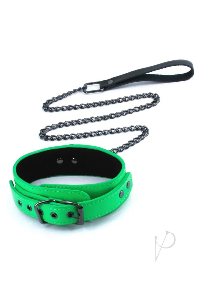 Couples Electra Play Things Collarleash Green Electra Play Things