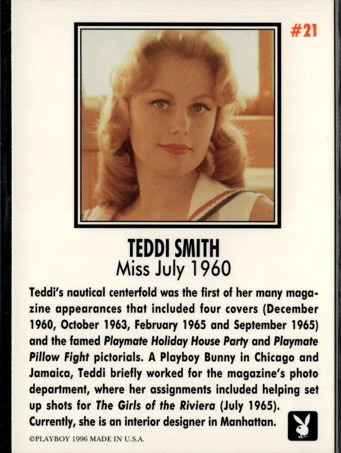 Couples Playboy Centerfolds July Edition Teddi Smith Card 21 Dans Cards Couples Playboy Centerfolds July Edition Teddi Smith Card 21 Dans Cards