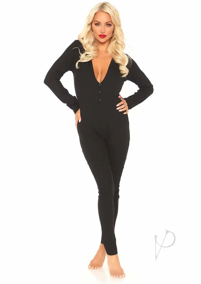Cozy Brushed Long Johns Wflap Ml Blk Leg Avenue Vibrators Cozy Brushed Long Johns Wflap Ml Blk Leg Avenue Vibrators