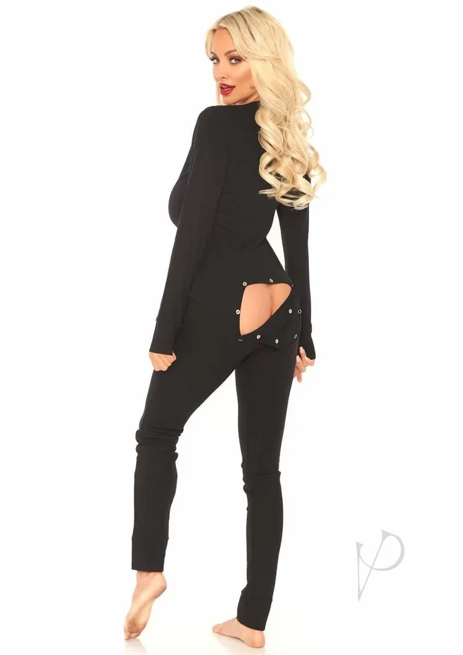 Cozy Brushed Long Johns Wflap Ml Blk Leg Avenue Vibrators Cozy Brushed Long Johns Wflap Ml Blk Leg Avenue Vibrators