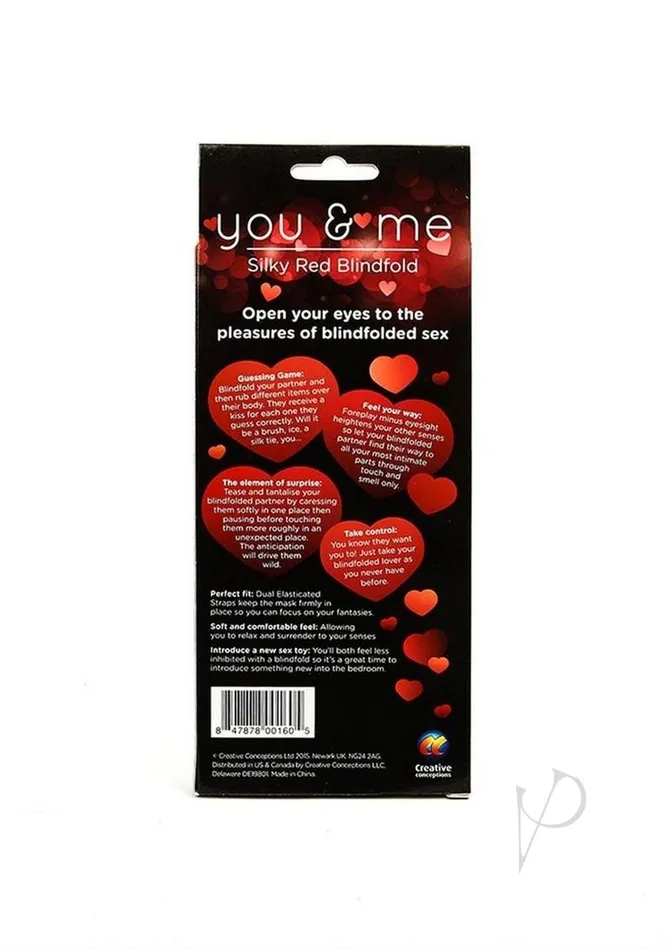 Creative Conceptions Vibrators You and Me Blindfold Red