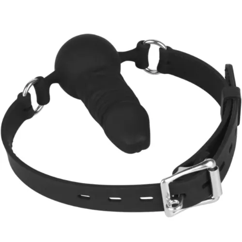 CupidSecrets Ball Gag Strap On Female Sex Toys