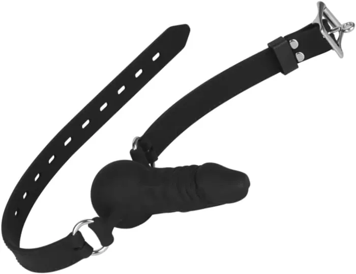 CupidSecrets Ball Gag Strap On Female Sex Toys