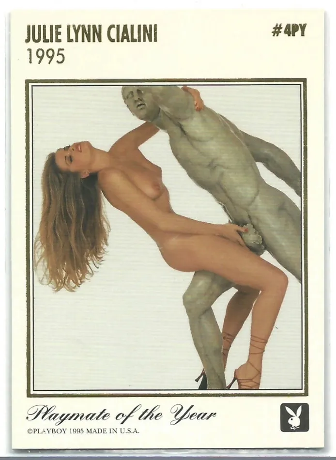 Dans Cards Anal Playboy Centerfolds May Edition Julie Lynn Cialini Gold Foil Chase Card 4PY