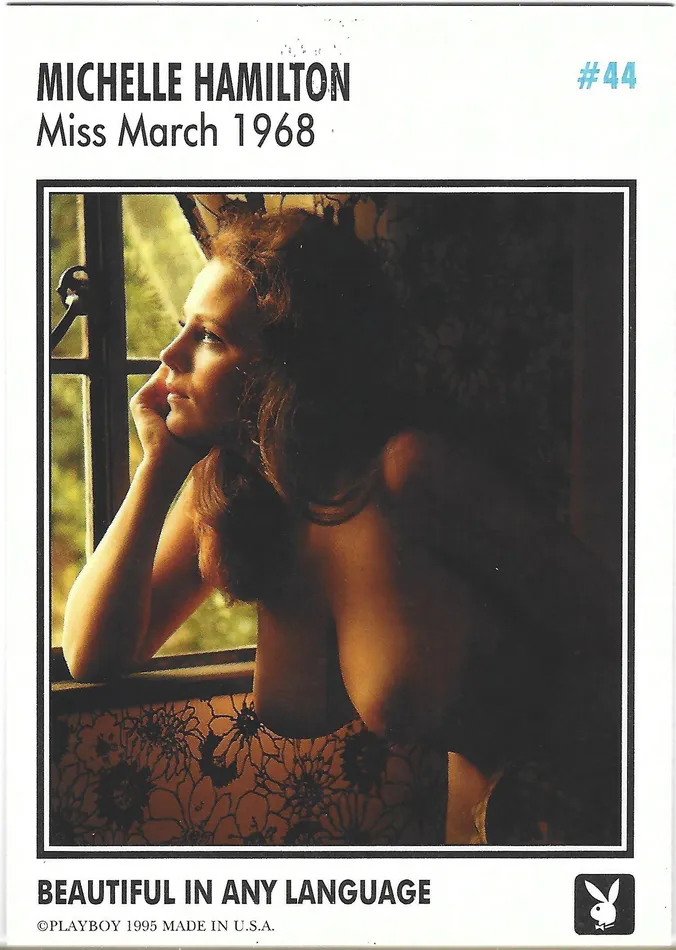 Dans Cards Couples Playboy Centerfolds March Edition Michelle Hamilton Card 44