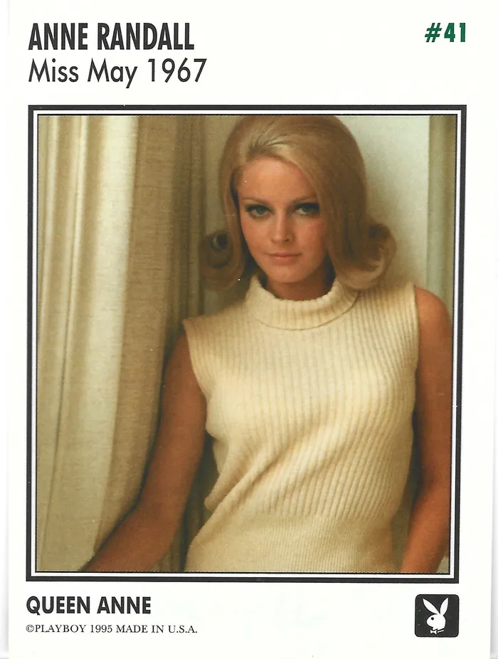 Dans Cards Couples Playboy Centerfolds May Edition Anne Randall Card 41 Dans Cards Couples Playboy Centerfolds May Edition Anne Randall Card 41