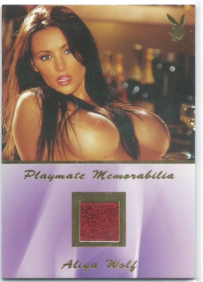 Dans Cards Vibrators Playboys Centerfold Update 4 Aliya Wolf Memorabilia Card