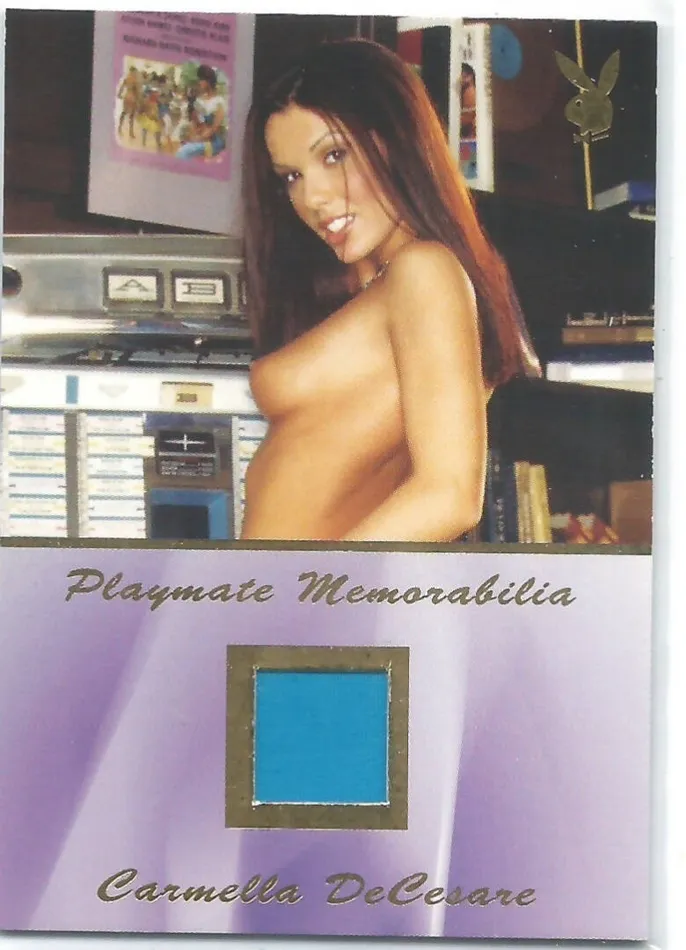 Dans Cards Vibrators Playboys Centerfold Update 4 Carmella DeCesar Memorabilia Card