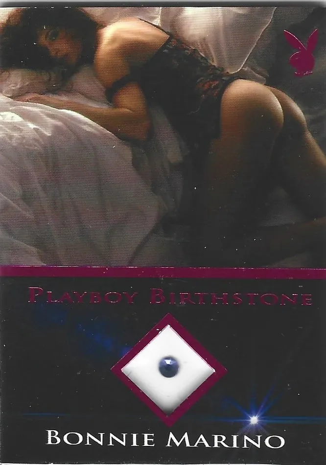Dans Cards Vibrators Playboys Spotlight Bonnie Marino Pink Foil Birthstone Card Dans Cards Vibrators Playboys Spotlight Bonnie Marino Pink Foil Birthstone Card