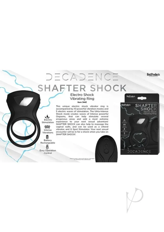 Decadence Shafter Shock Black Decadence Anal