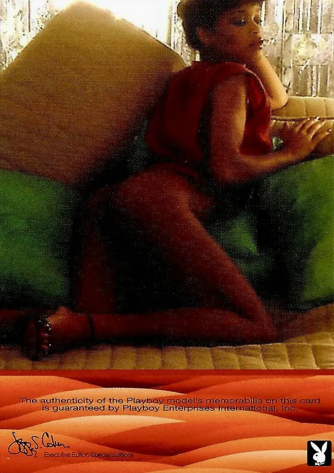 Dildos Greenthunderbirds Cards Playboy The Sexy 100 Memorabilia Ola Ray