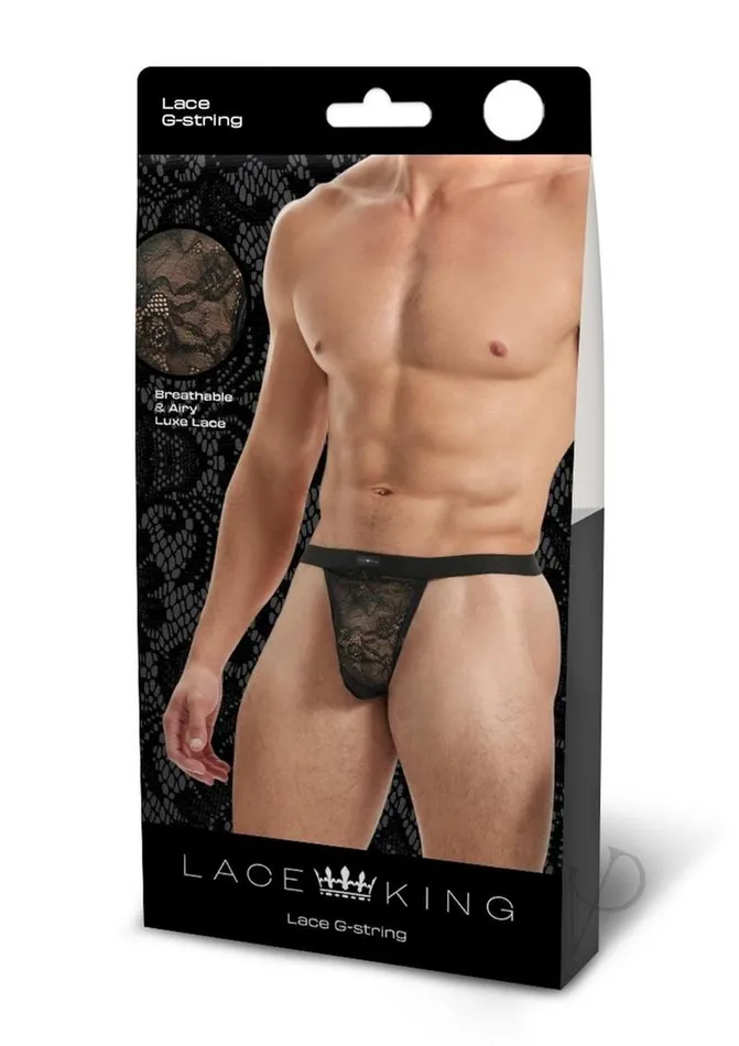 Dildos Lace King Lace King Lace Gstring Lxl Blk