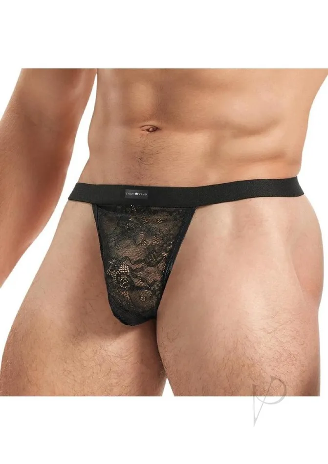 Dildos Lace King Lace King Lace Gstring Lxl Blk