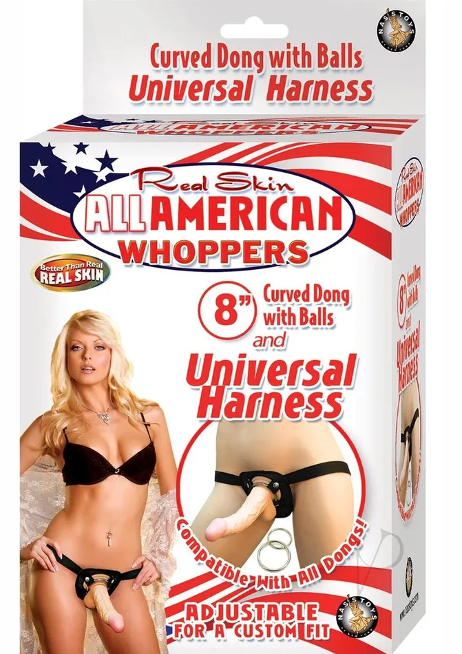 Dildos Whoppers All American Whopper 8 Dong Wharness