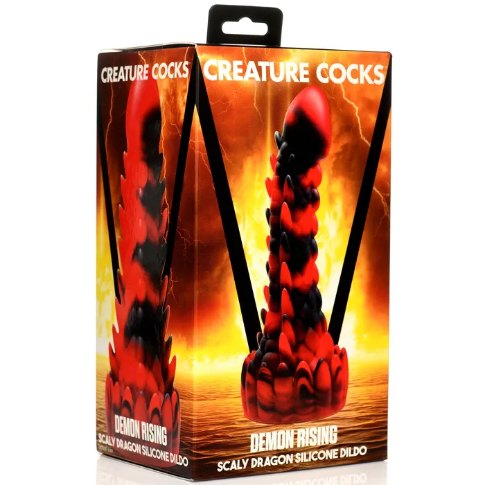 Dildos XR Brands Demon Rising Scaly Dragon Dildo