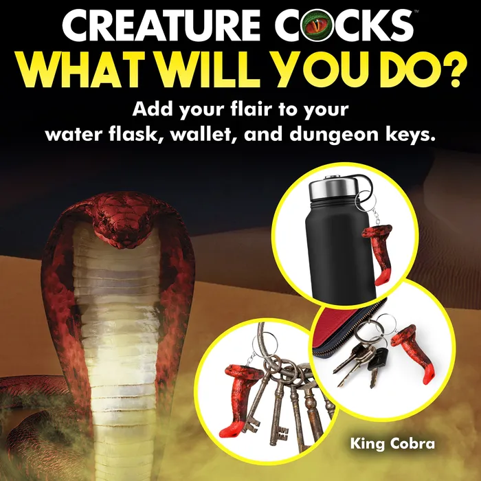 Dildos XR Brands King Cobra Mini Dildo Key Chain