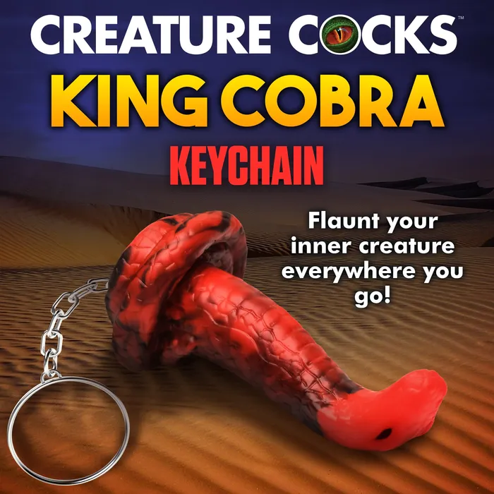 Dildos XR Brands King Cobra Mini Dildo Key Chain