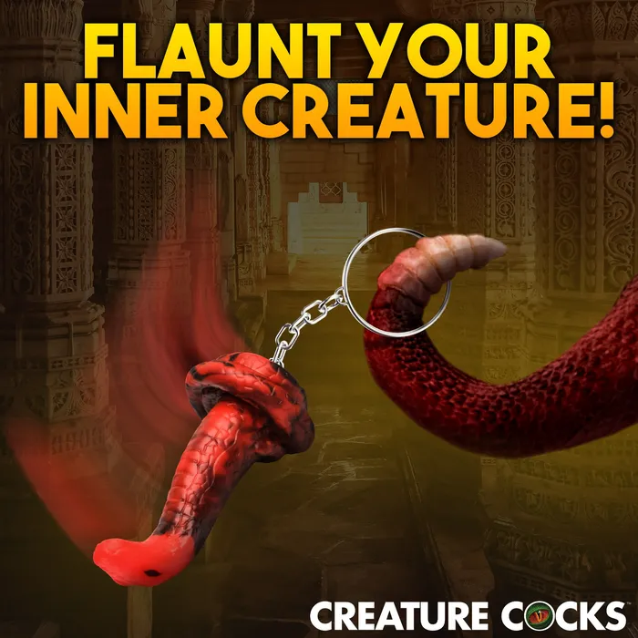 Dildos XR Brands King Cobra Mini Dildo Key Chain