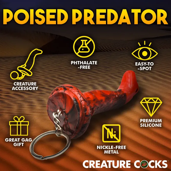 Dildos XR Brands King Cobra Mini Dildo Key Chain