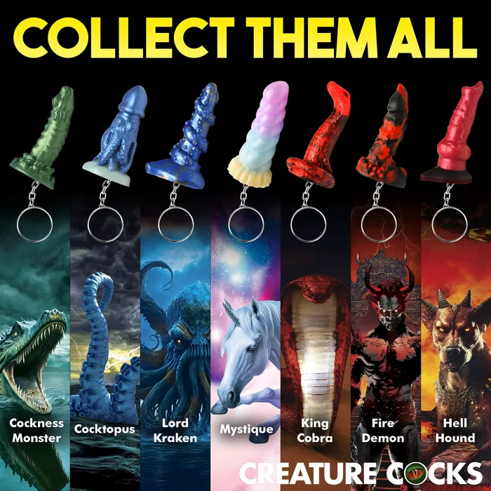 Dildos XR Brands King Cobra Mini Dildo Key Chain