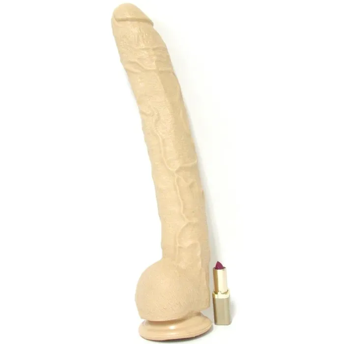 Doc Johnson Female Sex Toys Dick Rambone White Realistic Large Cock in White