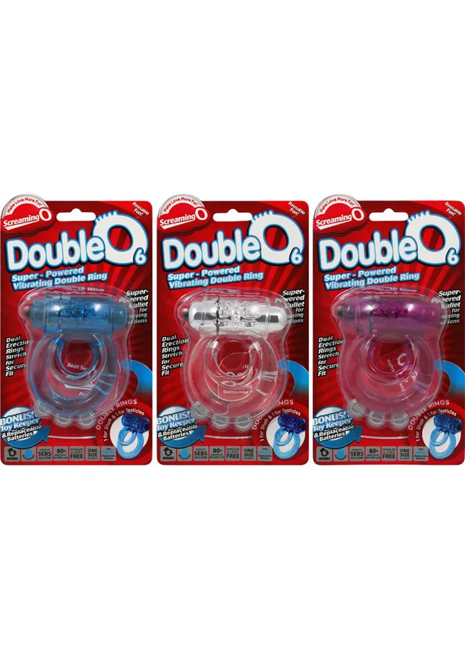 Double O 6 Asst 6bx Screaming O Dildos