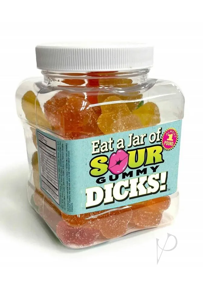 Eat A Jar Of Sour Gummy Dicks Candyprints Candy Anal