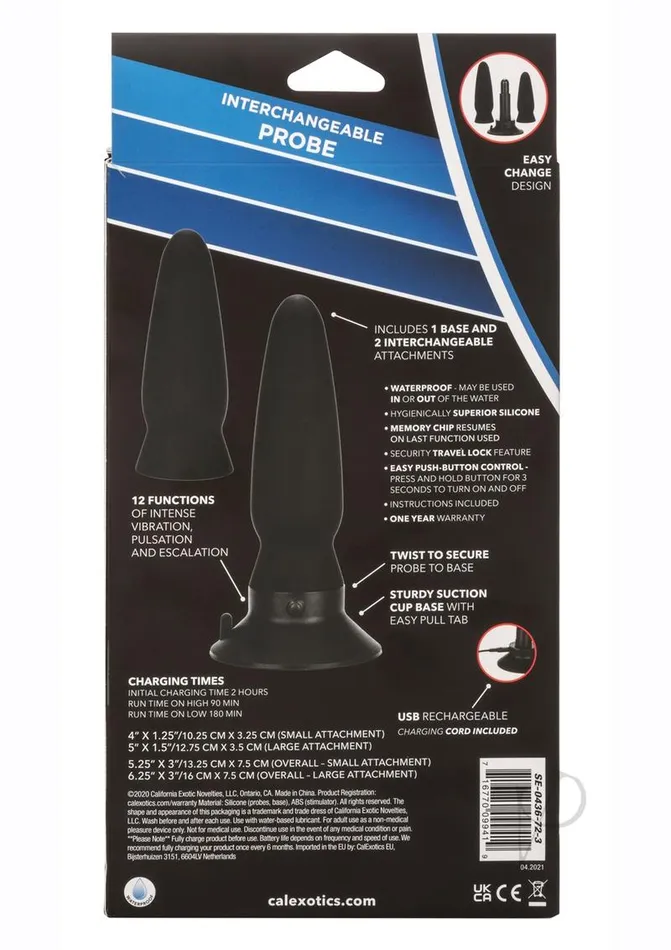 Eclipse Anal Eclipse Interchangeable Probe Black Eclipse Anal Eclipse Interchangeable Probe Black