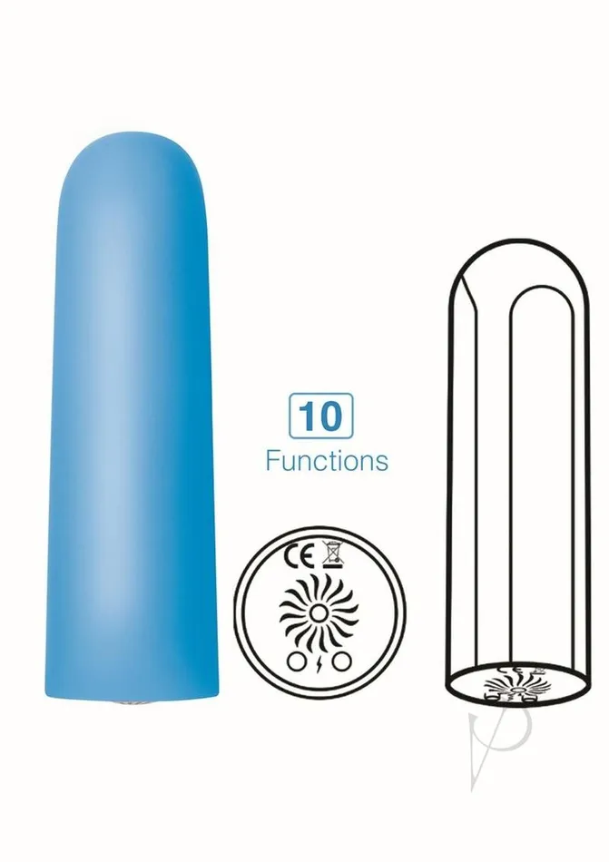 Exciter Exciter Mini Vibe Blue Vibrators