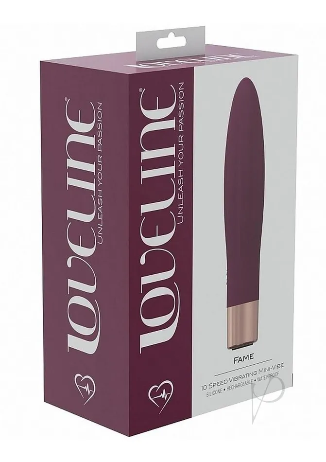 Fame Mini Vibe Burgundy Loveline Vibrators