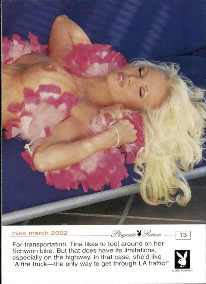 Female Sex Toys Dans Cards Playboy Playmate Review Tina Jordan Card 13 You will receive this card or one in better shape Female Sex Toys Dans Cards Playboy Playmate Review Tina Jordan Card 13 You will receive this card or one in better shape