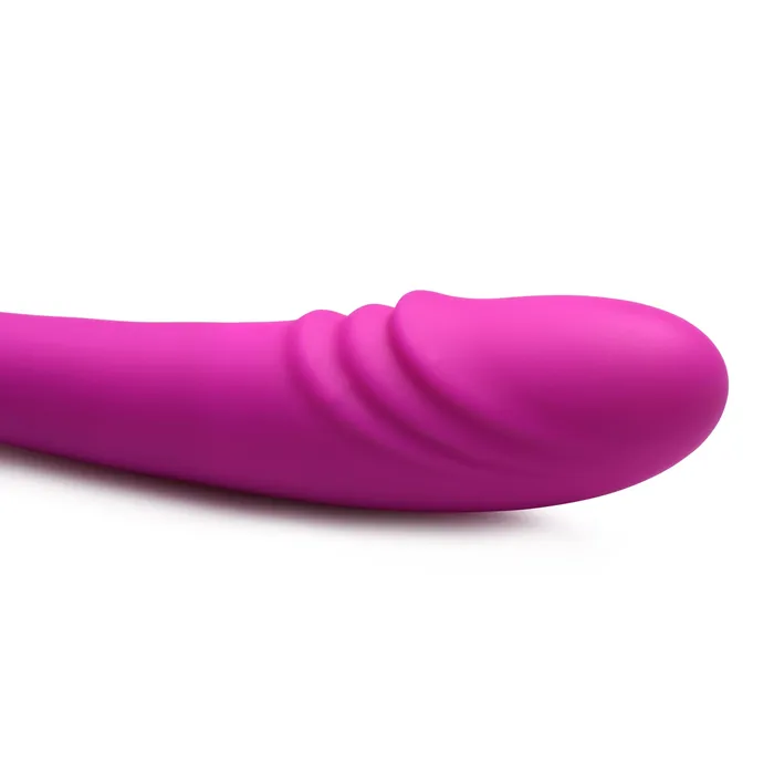 Female Sex Toys Double Team Silicone Double Dildo With Remote XR Brands