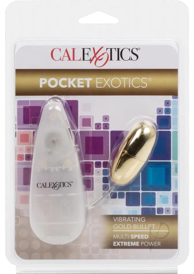 Female Sex Toys Pocket Exotics Pocket Exotic Gold Bullet