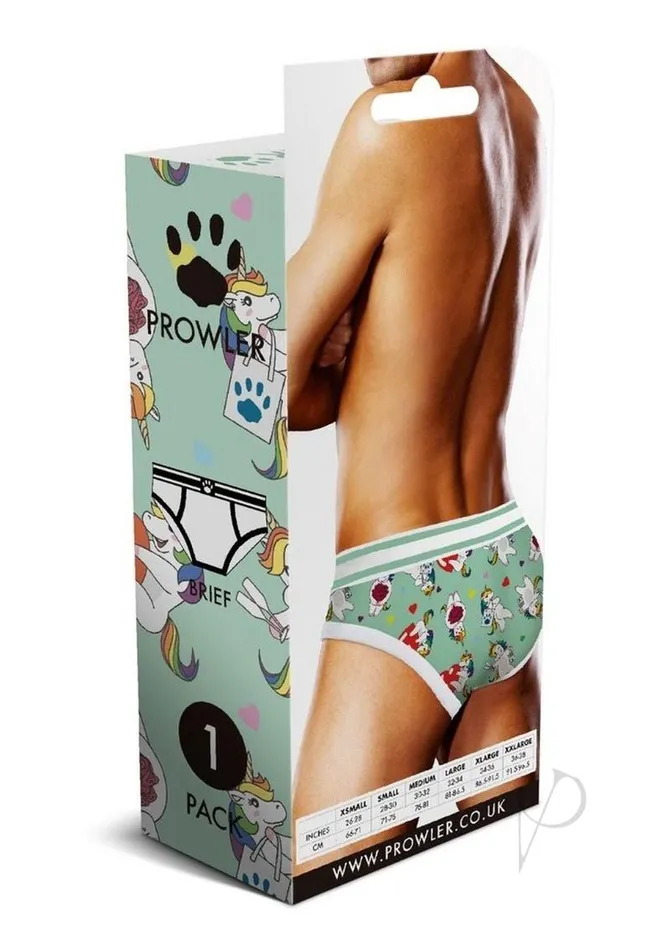 Female Sex Toys Prowler Unicorn Hearts Brief Xl Grn Prowler