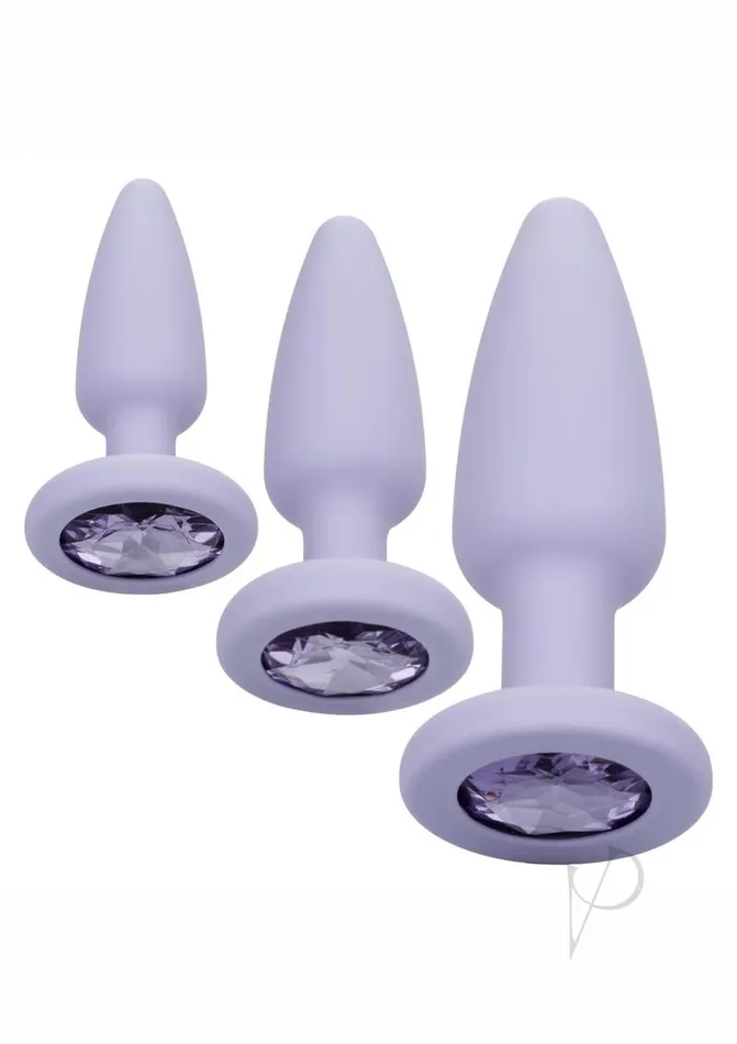 First Time Vibrators First Time Crystal Booty Kit Purple